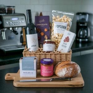 A welcome basket full of goodies can significantly enhance your guests' experience, leading to rave Airbnb guest reviews .