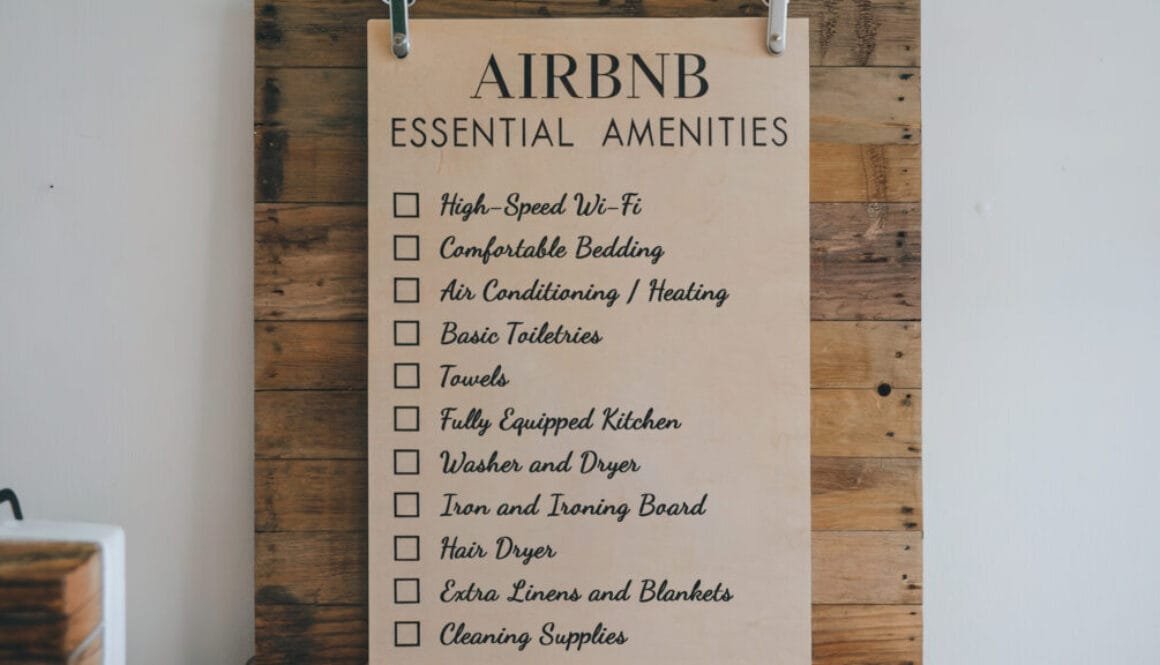 Airbnb Essentials Checklist