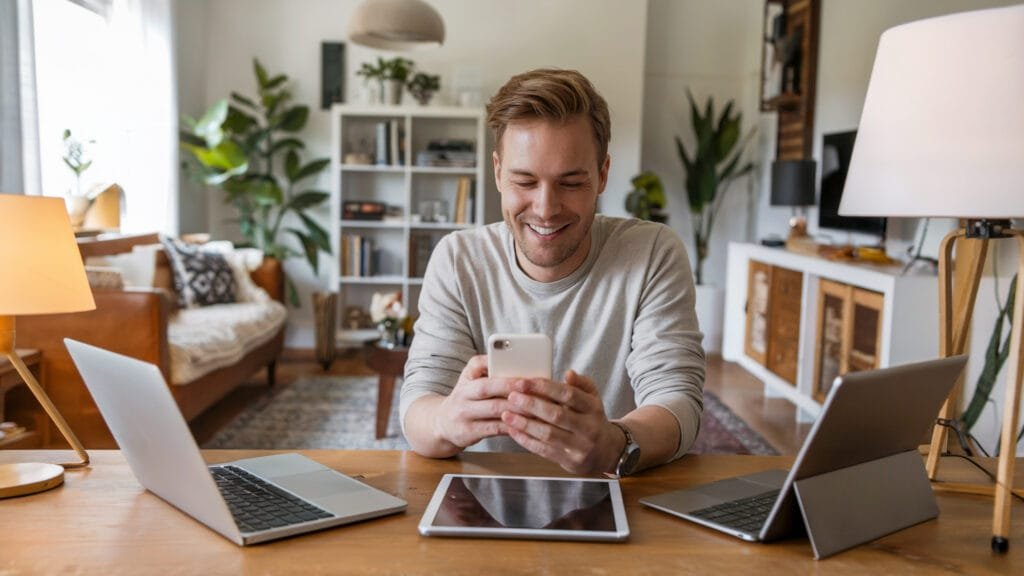 Humorous interaction between hosts and guests, illustrating effective communication as part of essential Airbnb host tips.