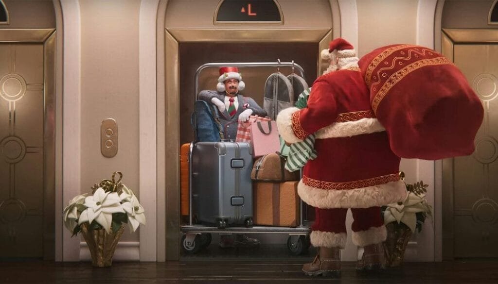 Airbnb Christmas campaign 2024